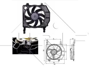Ventilator radiator NRF 47261 – FORD | AutoRival