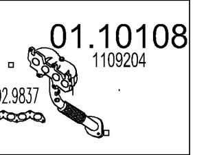 Racord evacuare MTS 01.10108 – FORD | AutoRival
