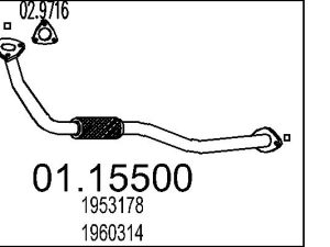 Racord evacuare MTS 01.15500 – FORD | AutoRival