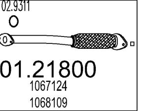 Racord evacuare MTS 01.21800 – FORD | AutoRival