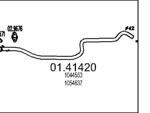 Racord evacuare MTS 01.41420 – FORD | AutoRival