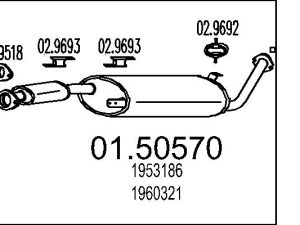 Toba esapamet intermediara MTS 01.50570 – FORD | AutoRival