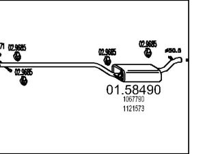 Toba esapamet intermediara MTS 01.58490 – FORD | AutoRival
