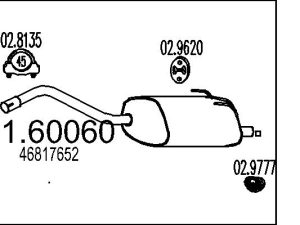Toba esapament finala MTS 01.60060 – FORD | AutoRival