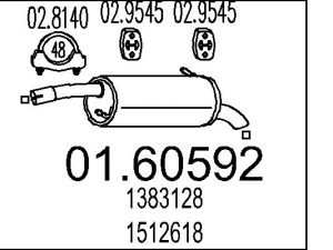 Toba esapament finala MTS 01.60592 – FORD | AutoRival