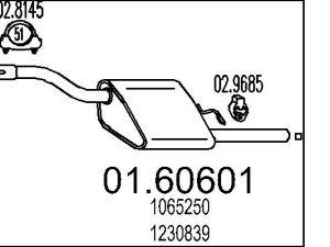 Toba esapament finala MTS 01.60601 – FORD | AutoRival