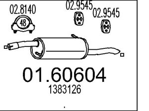 Toba esapament finala MTS 01.60604 – FORD | AutoRival