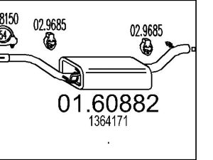 Toba esapament finala MTS 01.60882 – FORD | AutoRival