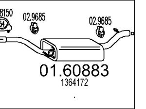 Toba esapament finala MTS 01.60883 – FORD | AutoRival