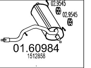 Toba esapament finala MTS 01.60984 – FORD | AutoRival