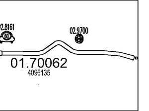 Racord evacuare MTS 01.70062 – FORD | AutoRival