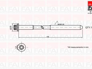 Set surub chiulasa FAI AUTOPARTS B1321 – FORD | AutoRival
