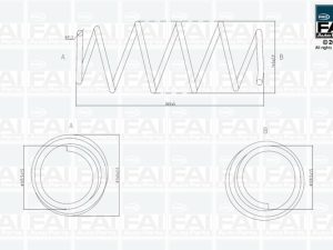Arc spiral FAI AUTOPARTS FPCS104 – FORD | AutoRival