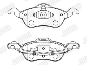 Set placute frana JURID 571967J – FORD | AutoRival