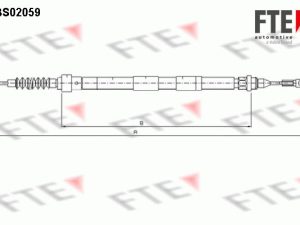 Cablu frana de parcare FTE 9250062 – FORD | AutoRival