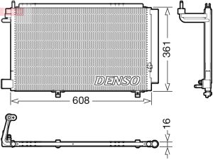 Condensator climatizare DENSO DCN10041 – FORD | AutoRival