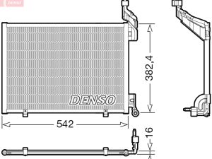 Condensator climatizare DENSO DCN10048 – FORD | AutoRival