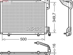 Condensator climatizare DENSO DCN10054 – FORD | AutoRival