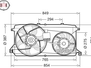 Ventilator radiator DENSO DER10009 – FORD | AutoRival