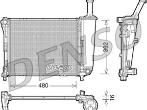 Radiator racire motor DENSO DRM09088 – FORD | AutoRival