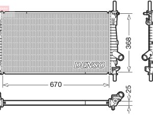 Radiator racire motor DENSO DRM10004 – FORD | AutoRival