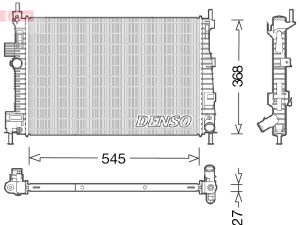 Radiator racire motor DENSO DRM10009 – FORD | AutoRival
