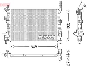 Radiator racire motor DENSO DRM10028 – FORD | AutoRival