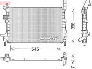 Radiator racire motor DENSO DRM10029 – FORD | AutoRival