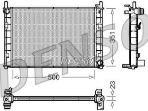 Radiator racire motor DENSO DRM10045 – FORD | AutoRival