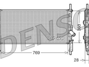 Radiator racire motor DENSO DRM10106 – FORD | AutoRival
