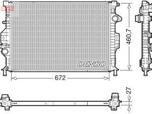 Radiator racire motor DENSO DRM10115 – FORD | AutoRival