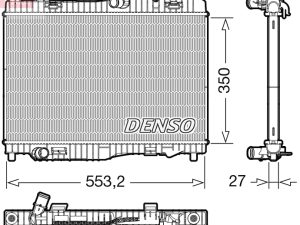 Radiator racire motor DENSO DRM10116 – FORD | AutoRival