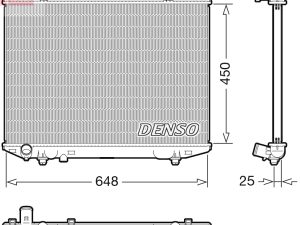 Radiator racire motor DENSO DRM10117 – FORD | AutoRival