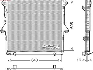 Radiator racire motor DENSO DRM10118 – FORD | AutoRival