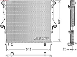 Radiator racire motor DENSO DRM10119 – FORD | AutoRival