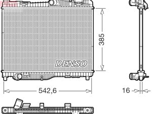Radiator racire motor DENSO DRM10123 – FORD | AutoRival