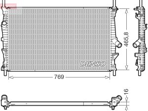 Radiator racire motor DENSO DRM10124 – FORD | AutoRival
