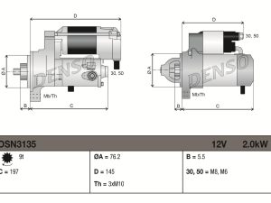 Electromotor DENSO DSN3135 – FORD | AutoRival