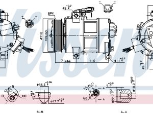 Compresor climatizare NISSENS 890249 – FORD | AutoRival