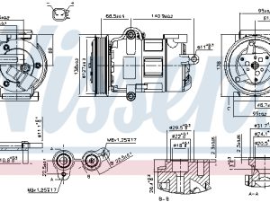 Compresor climatizare NISSENS 890698 – FORD | AutoRival