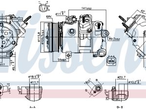 Compresor climatizare NISSENS 890772 – FORD | AutoRival