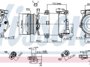 Compresor climatizare NISSENS 890788 – FORD | AutoRival