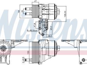 Radiator ulei motor NISSENS 91328 – FORD | AutoRival