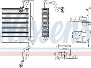 Evaporator aer conditionat NISSENS 92336 – FORD | AutoRival