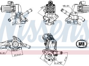 Supapa EGR NISSENS 98238 – FORD | AutoRival