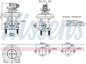 Supapa EGR NISSENS 98480 – FORD | AutoRival