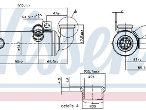 Radiator recirculare gaze de esapament NISSENS 989274 – FORD | AutoRival