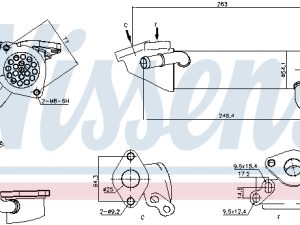 Radiator recirculare gaze de esapament NISSENS 989282 – FORD | AutoRival