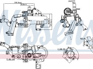 Radiator recirculare gaze de esapament NISSENS 989285 – FORD | AutoRival
