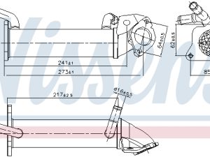 Radiator recirculare gaze de esapament NISSENS 989401 – FORD | AutoRival